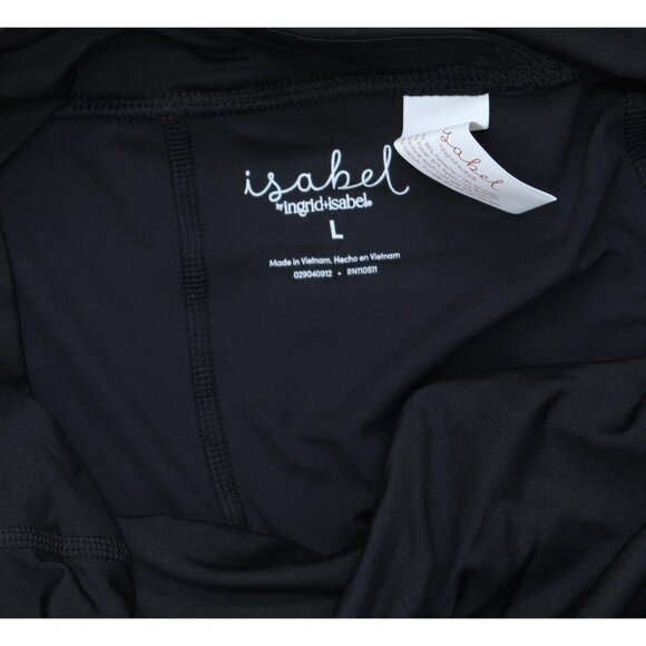NWT Isabel Maternity Over Belly Active Maternity Leggings 82497913 Black L - Picture 9 of 9